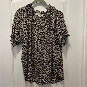 LOFT Leopard Blouse